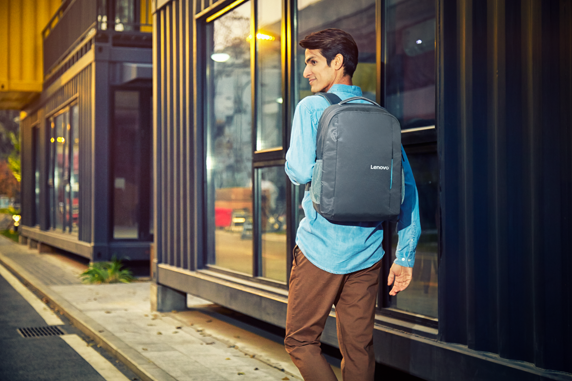 Lenovo 15.6” Laptop Everyday Backpack B515 GX40Q75217 לנובו