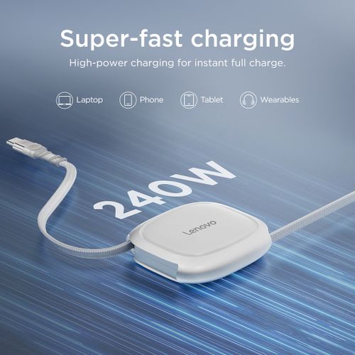 Lenovo 240W USB-C Retractable Cable GX91V57059 לנובו