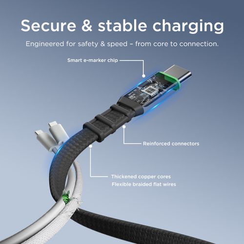 Lenovo 240W USB-C Retractable Cable GX91V57058 לנובו