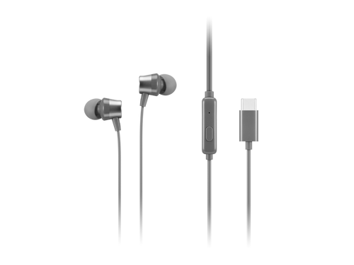 Lenovo 300 USB-C Wired In-Ear Headphones GXD1J77353 לנובו
