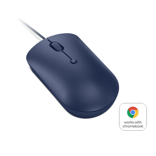 Lenovo 540 USB-C Wired Compact Mouse (Abyss Blue) GY51D20878 לנובו