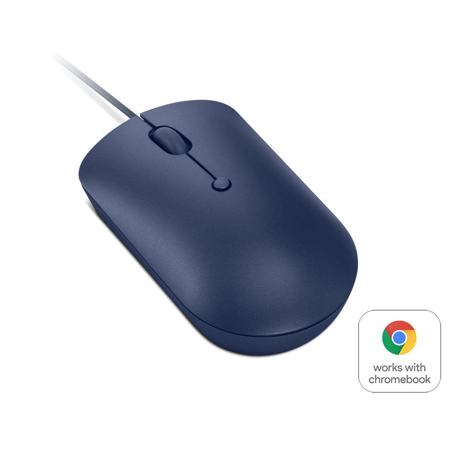 Lenovo 540 USB-C Wired Compact Mouse (Abyss Blue) GY51D20878 לנובו