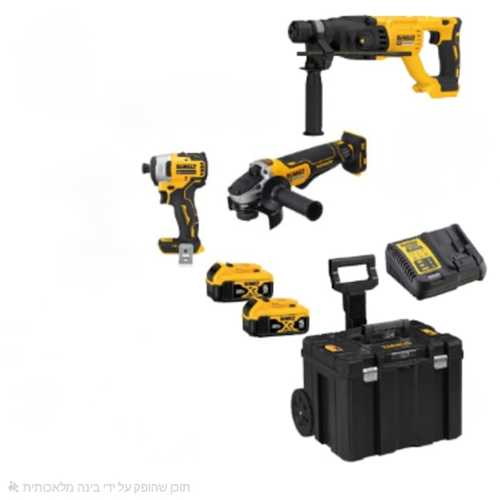 סט כלי עבודה ללא פחמים –  DEWALT
