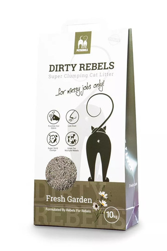 Dirty Rebels חול מתגבש בניחוח גן רענן 10 ק