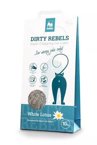 Dirty Rebels חול מתגבש בניחוח לוטוס לבן 10 ק"ג 