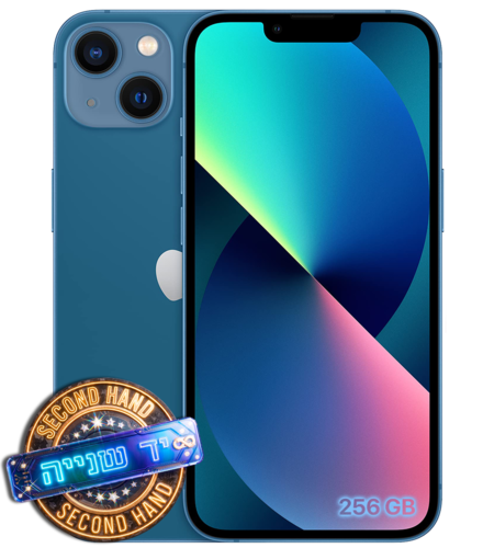יד שנייה - טלפון סלולרי Apple iPhone 13 256GB צבע כחול כהה סוללה 85%
