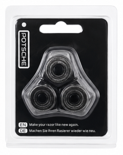 סכין ורשת חלופי למכונת גילוח 3 ראשים TurboShaver V399 