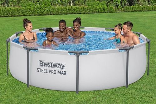 בריכת עמודים עגולה BESTWAY Steel Pro MAX קוטר 305×76 ס