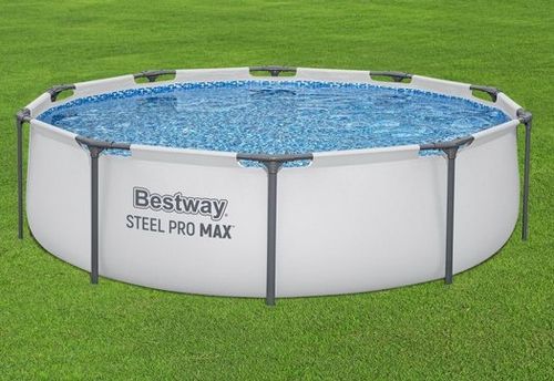 בריכת עמודים עגולה BESTWAY Steel Pro MAX קוטר 305×76 ס