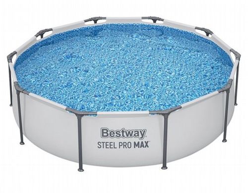 בריכת עמודים עגולה BESTWAY Steel Pro MAX קוטר 305×76 ס