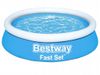 בריכת שפה מתנפחת עגולה BESTWAY Fast Set קוטר 183×51 ס"מ דגם 57392 – בריכה בלבד