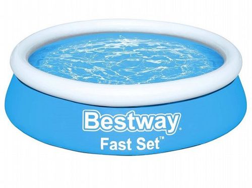 בריכת שפה מתנפחת עגולה BESTWAY Fast Set קוטר 183×51 ס