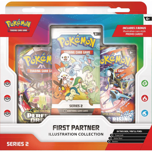 פוקימון Pokémon TCG: First Partner Illustration Collection - Series 2