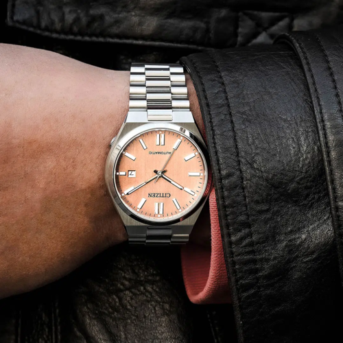 Citizen NJ0159-86Z TSUYOSA Salmon אוטומטי מהרו להזמין
