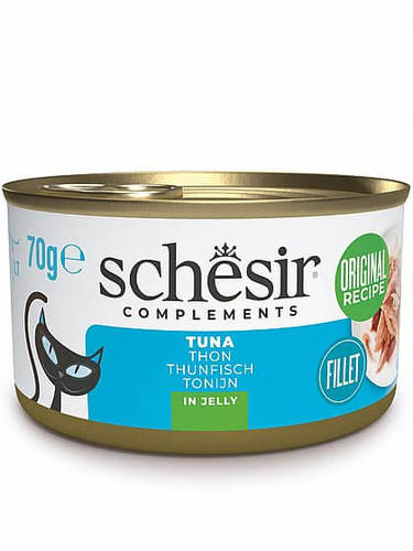 שזיר חתול טונה בג'לי 70 גרם Schesir Tuna In Jelly