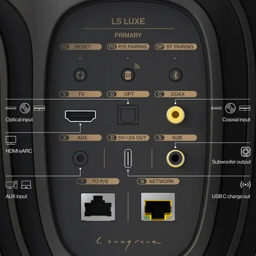 זוג רמקולים מדפיים - KEF LS Luxe