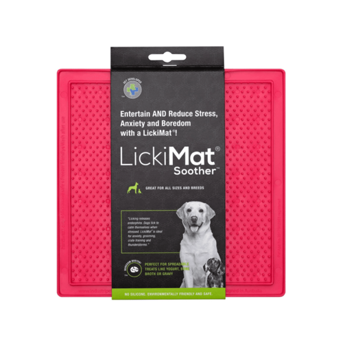 ליקי מייט סוטר משטח ליקוק ורוד LickiMat Soother Pink