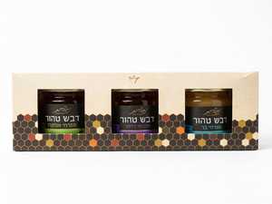 מארז טעימות דבש נגהות CLASSIC - שלישיית דבש ישראלי טהור מפריחות שונות נגוהות