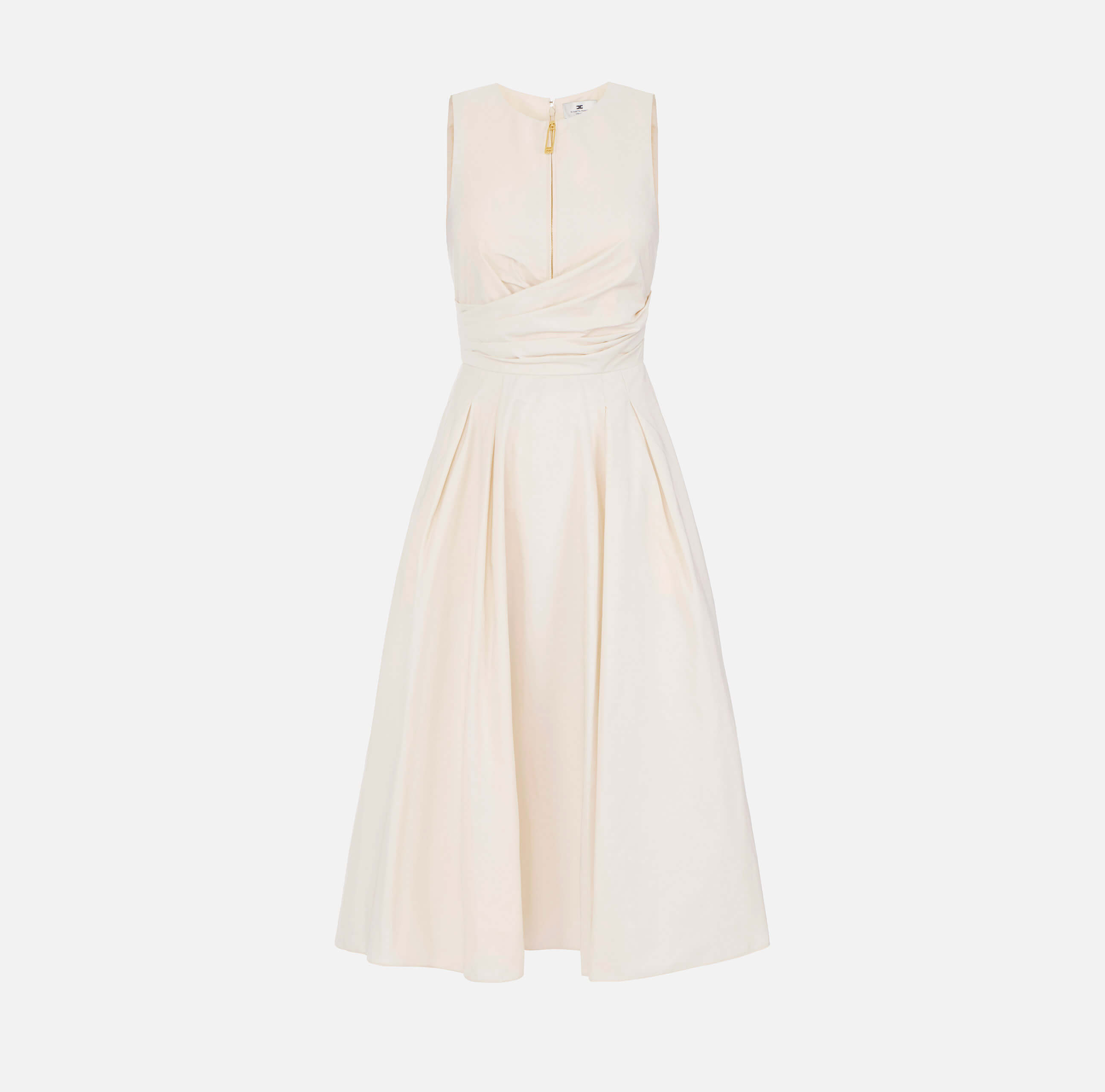 Dress in taffeta voile fabric AVENA