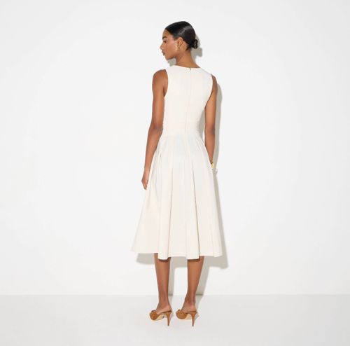 Dress in taffeta voile fabric AVENA