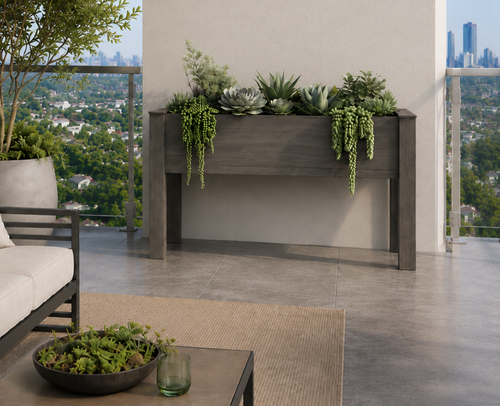 אדנית מוגבהת מעץ דגם רקפת Garden Top