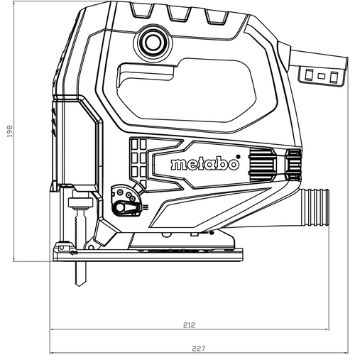 מסור אנכי Metabo STEB 65 Quick מק