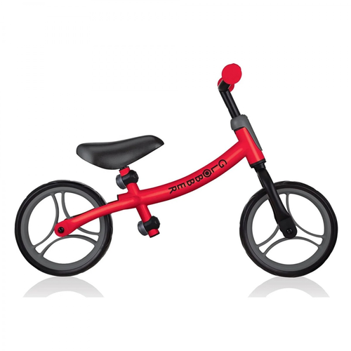 אופני איזון Go Bike 2024 עם שלדה מתהפכת, מצבי גובה במושב ובכידון - אדום 2