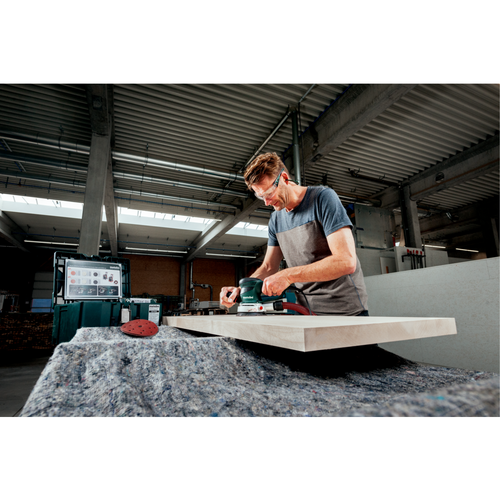 מלטשת אקסצנטרית Metabo SXE 450 TurboTec מק