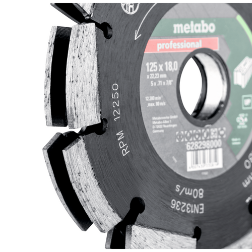 דיסק יהלום לחריצת קירות Metabo Dia-CD2 מק