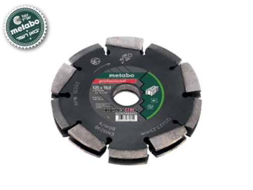 דיסק יהלום לחריצת קירות Metabo Dia-CD2 מק