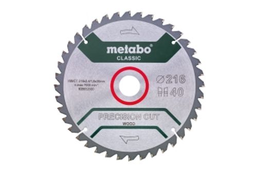 להב מסור עגול Metabo Precision Cut Wood Classic מק