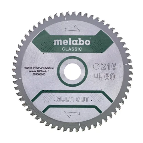 להב מסור עגול Metabo Multi Cut Classic מק