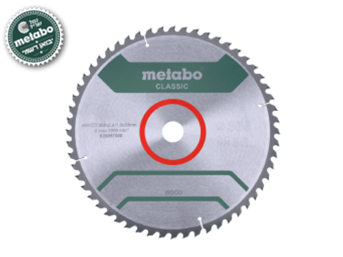 להב מסור עגול Metabo Precision Cut Wood Classic מק