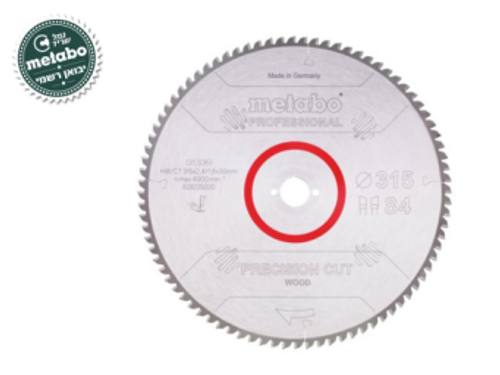 להב מסור עגול Metabo Precision Cut Wood Professional מק