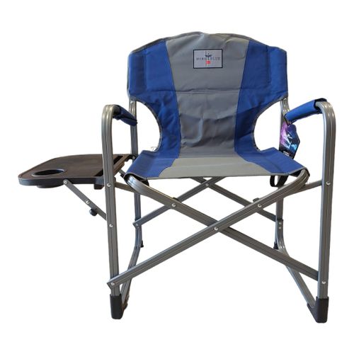 כסא במאי מאלומיניום +מדף דגם שפילברג NORD BLUE