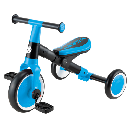 תלת אופן ללימוד רכיבה הופך לאופני איזון LEARNING TRIKE 2IN1 - כחול 1