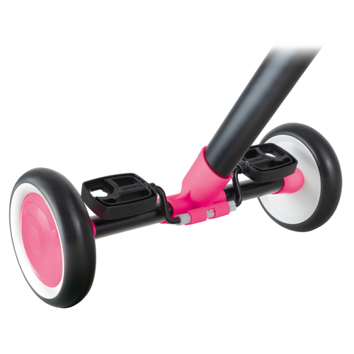 תלת אופן ללימוד רכיבה הופך לאופני איזון LEARNING TRIKE 2IN1 - ורוד 7