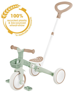 תלת-אופן 3 ב 1 הופך לאפני איזון LEARNING TRIKE מסדרת ECOLOGIC - פיסטוק