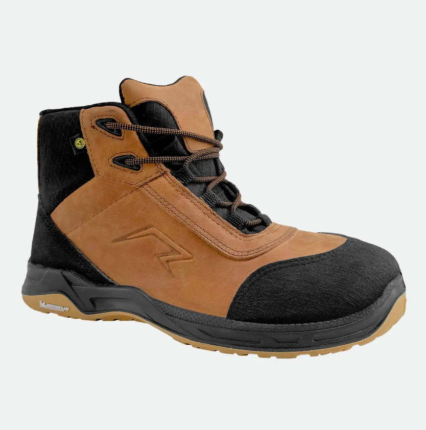 נעלי בטיחות LIGHT DUTY S3S HRO ESD BROWN 3/4