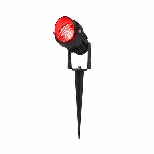 דוקרן תאורה לד מתח נמוך 12V לגינה 5W בצבעים