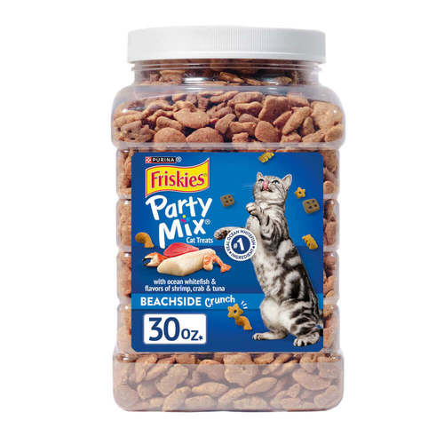 פריסקיז פארטי מיקס מעדני ים 567 גרם Friskies Beachside Crunch