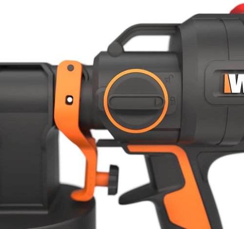 מרסס צבע נטען WORX Nitro WX020.9 20V HVLP | מיכל 1 ליטר ו־4 חרירים – גוף בלבד