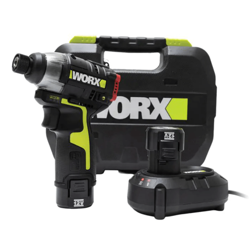 מברגת אימפקט WORX WU132X 12V Brushless 160Nm | כולל 2 סוללות 2Ah ומזוודה