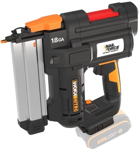 אקדח מסמרים נטען WORX Nitro WX842.9 20V 18GA | עד 80 מסמרים בדקה – גוף בלבד
