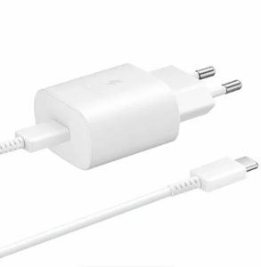 מטען מהיר מקורי + כבל USB-C באורך 1.8 מטר
