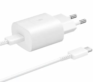 מטען קיר מקורי  25W USB Type-C + כבל USB-C באורך 1 מטר