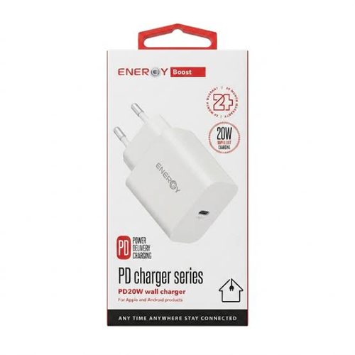 מטען קיר Energy 20W type-c