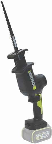 מסור חרב נטען WORX WU500.9 20V | מהלך 20 מ״מ – גוף בלבד
