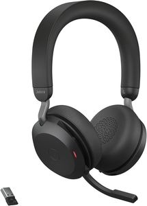 אוזניות אלחוטיות אריזה פתוחה Jabra Evolve2 75 Link 380c MS Stereo