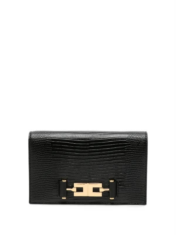 Shoulder bag with groumette chain